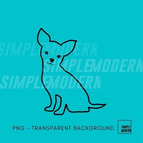 Chihuahua Outline SVG Files Png Dxf Eps Tattoo Vector - Etsy Australia