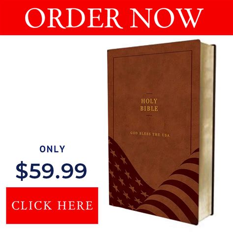 God Bless The USA Bible