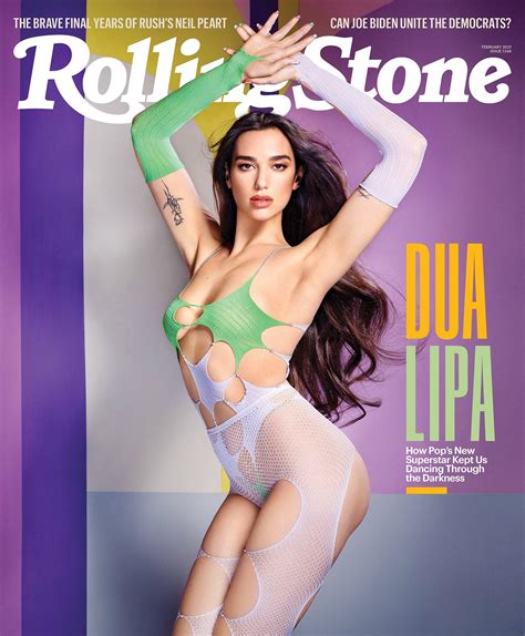 US Rolling Stone Magazine February 2021: DUA LIPA COVER FEATURE Neil P ...