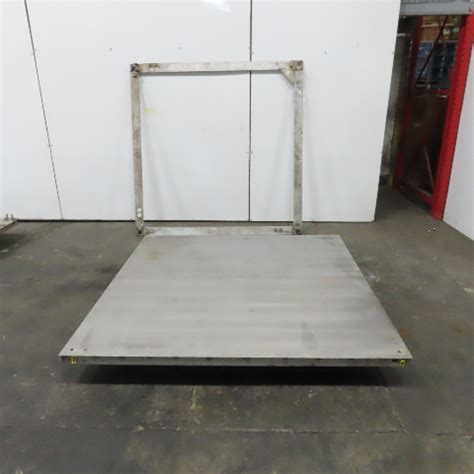 Fairbanks H23-2500SP 5000Lbs. Stainless Steel Floor Scale 60" x 60 ...