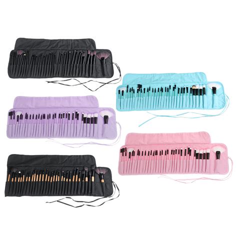 32 Pcs Professional Kabuki Makeup Brushes Set and Cosmetic Brushes Case