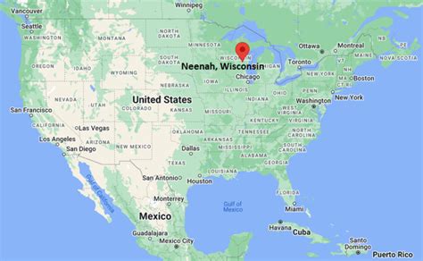 Where is Neenah, WI, USA? | Location Map of Neenah, Wisconsin