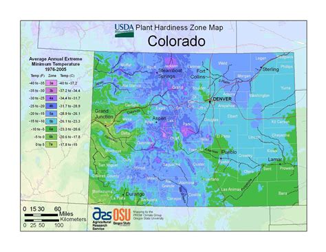 State Maps of USDA Plant Hardiness Zones