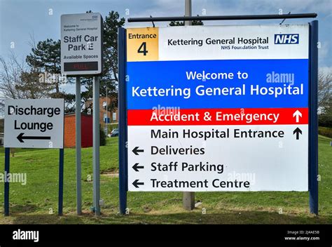 Kettering General hospital, Kettering, England Stock Photo - Alamy