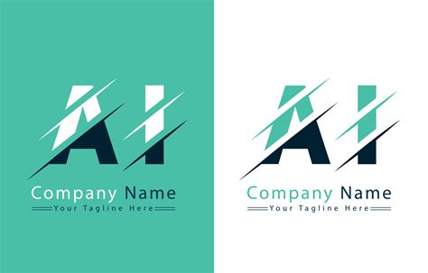 AI Letter Logo Design Template. Vector Logo Illustration 31745054 Vector Art at Vecteezy