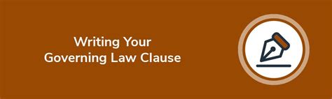 Governing Law Clause in a Terms and Conditions Agreement - Privacy Policies