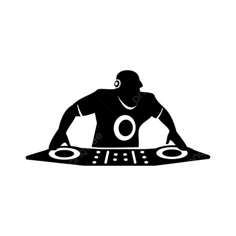 Creative Black And White Transparent Dj Icon, Dj Man, Dj Icon, Dj ...