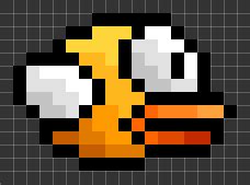 pixel art grid flappy bird Pixel bird flappy pocket edition transparent ...