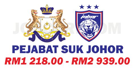 KEKOSONGAN JAWATAN DI SUK JOHOR - GAJI RM1,218.00 - RM2,939.00 ...