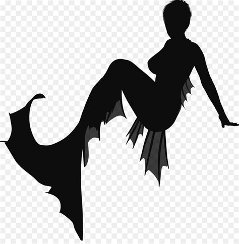 Ariel Mermaid Silhouette Clip art - Rollups png download - 500*500 - Free Transparent Ariel png ...