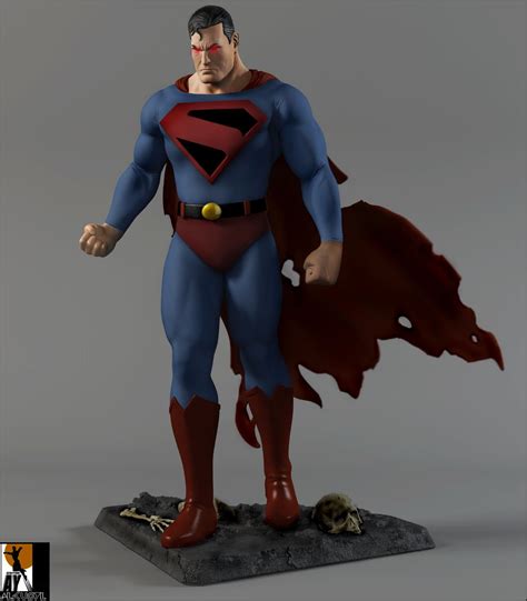 Stunning Sculpture of Superman in Kingdom Come