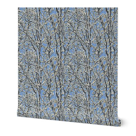 Apricity Woodlands Winter Camo wallpaper Wallpaper | Spoonflower