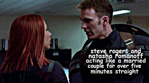 steve rogers and natasha romanoff acting like a married couple for over ...