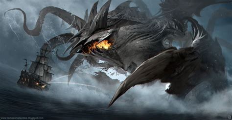 Leviathan Creature Concept Art Fantasy Beasts Fantasy - vrogue.co