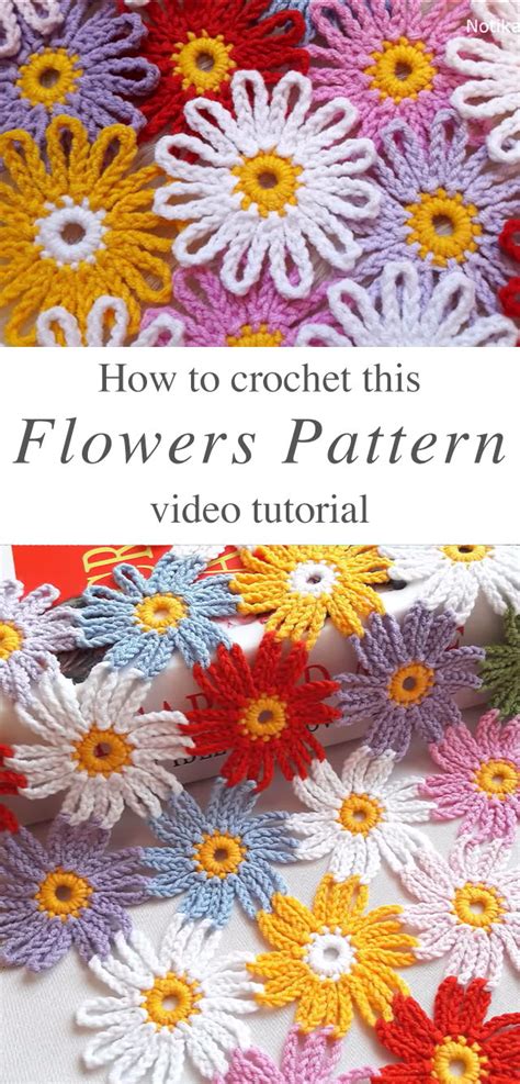 Lovely Crochet Flower Pattern You Need To Learn - CrochetBeja