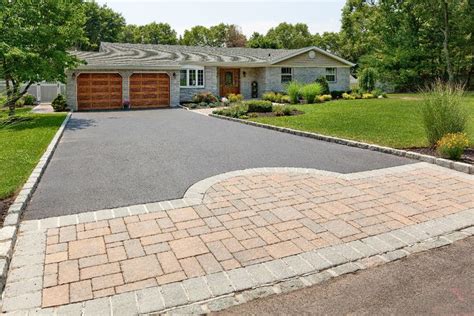 hardscape driveway design | Driveway design, Driveway landscaping, Beautiful driveways