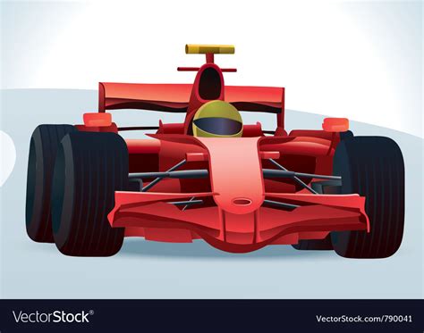 F1 racing car Royalty Free Vector Image - VectorStock