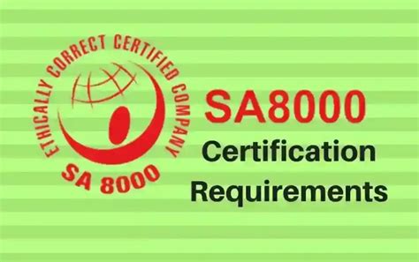 Top 9 Requirements for getting SA8000 Certification in India