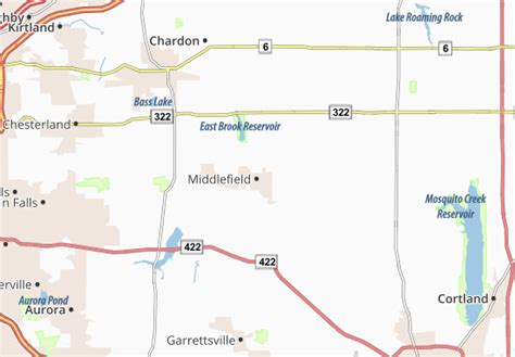 MICHELIN Middlefield map - ViaMichelin