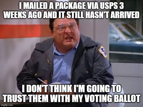 Newman Angry Mailman - Imgflip