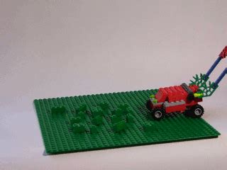 LEGO/K’NEX lawnmower – Nick.