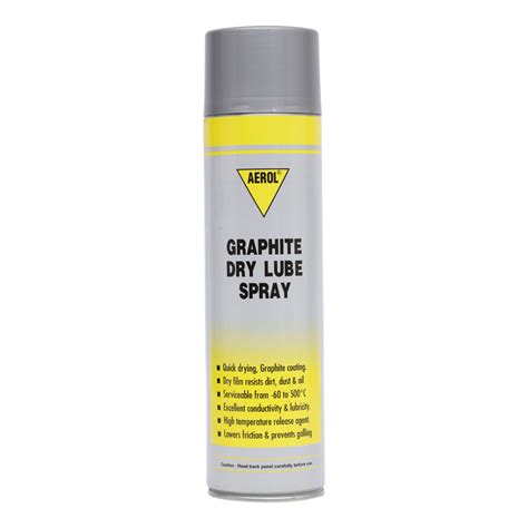 Graphite Dry Lubricant Spray | Industrial MRO | Aerol®