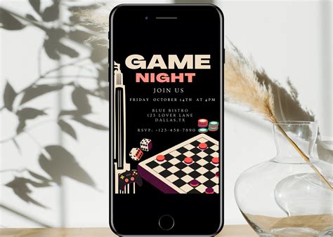 Game Night Invitation, Game Night Invitation Templates, Game Night Invitation Digital, Game ...