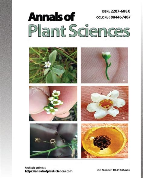 Annals of Plant Sciences