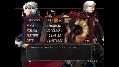 DMC3 main menu mod at Devil May Cry HD Collection Nexus - Mods and ...