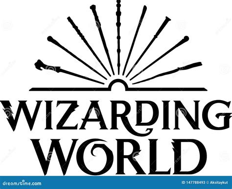 Wizarding world new logo editorial stock photo. Illustration of universe - 147788493