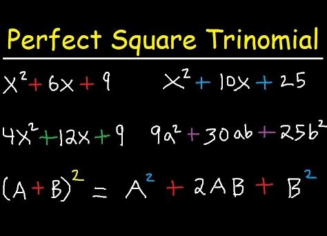 Perfect Square Trinomial Formula - The Education