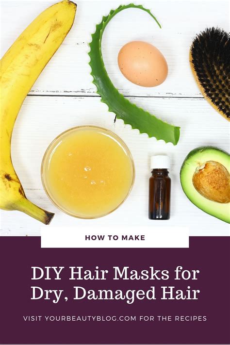 30+ Diy Hair Mask For Dry Damaged Hair | Fashion Style