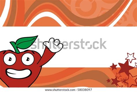 Apple Cartoon Wallpaper Vector Format Stock Vector (Royalty Free ...