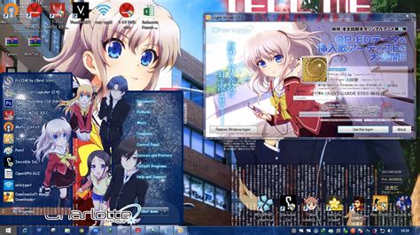 Charlotte Windows 7 Theme by HatsuAnto | Windows 7 Anime Themes