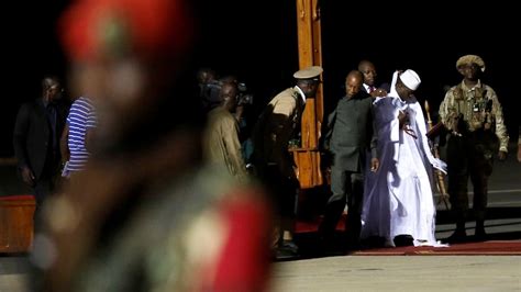 The Gambia's former leader Yahya Jammeh goes into exile in Equatorial Guinea amid rising ...