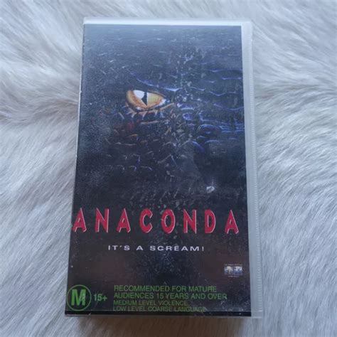 ANACONDA MOVIE 1997 VHS Vintage Jennifer Lopez Vintage HORROR Movie 90s Horror £22.51 - PicClick UK