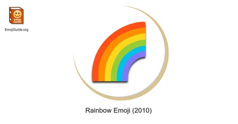 🌈 Rainbow Emoji – Meaning and Pictures – 📕 EmojiGuide