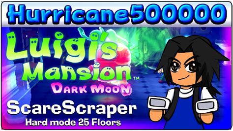 Luigi's Mansion: Dark Moon - Scarescraper - 25 Floors (Hard) Solo - YouTube