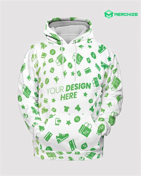 Custom All Over Print Hoodie | Merchize Fulfillment service