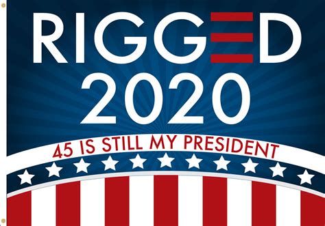 RIGGED 2020 Flag - 3' x 5' - Patriot Flag Store