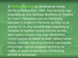 Andres bonifacio | PPT