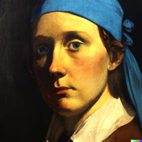 "DALL·E Self Portrait" by Johannes Vermeer | DALL·E 2 | OpenArt