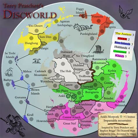 Conquer Club • View topic - Discworld map [Done]