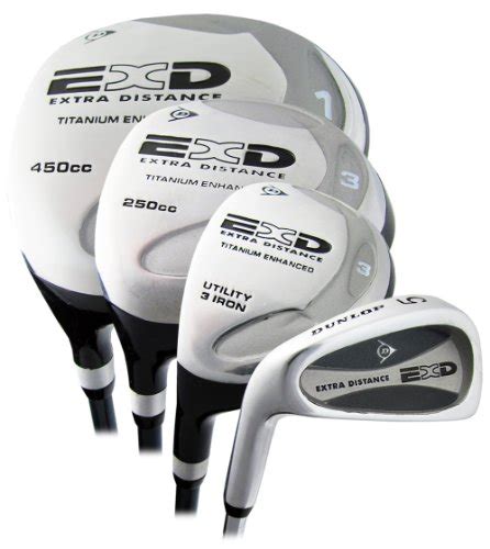 Irons: Dunlop Golf- LH EXD Woods/Hybrid Iron Set