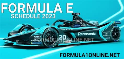 2023 Formula E Schedule & Live Stream