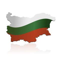 Bulgaria flag map free image download