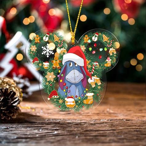 Personalized Eeyore Christmas Ornaments Eeyore Ornament - Etsy