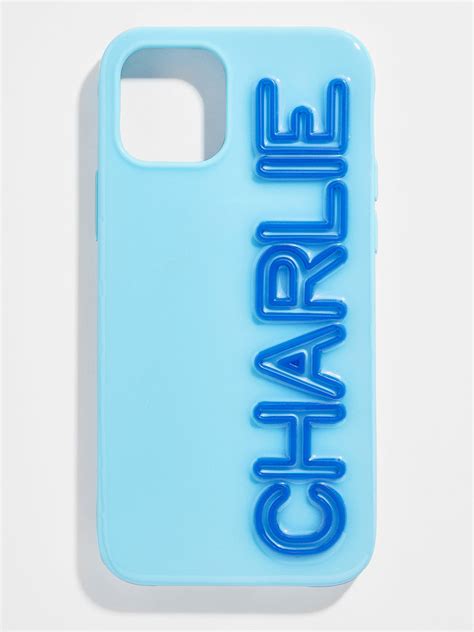 Fine Line Custom iPhone Case - Light Blue / Cobalt – Customizable phone ...