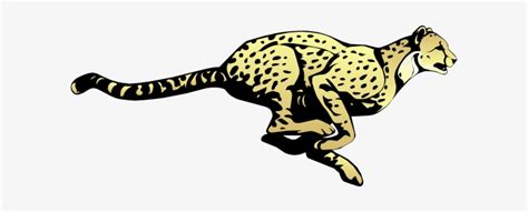 Cheetahs - Cheetah Running Clip Art - 600x252 PNG Download - PNGkit