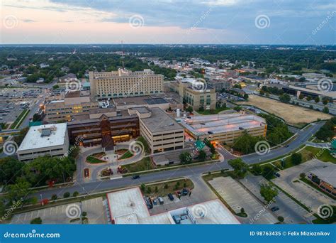 Aerial Image of Mercy Medical Center Des Moines Iowa Editorial Image ...